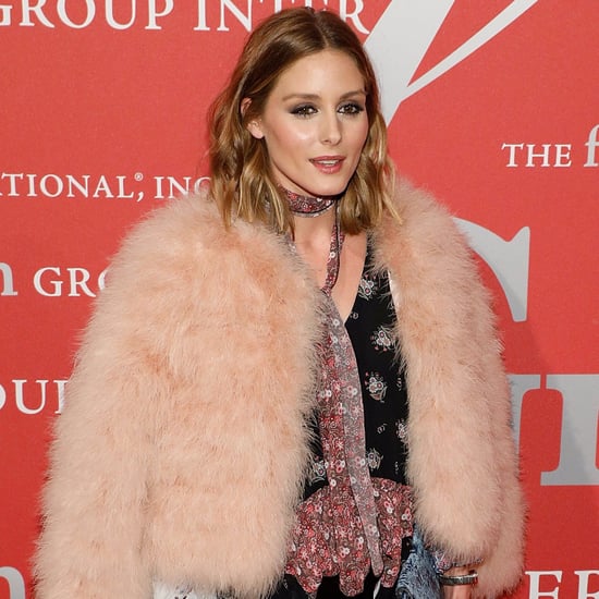 Olivia Palermo's Pink Velvet Mules