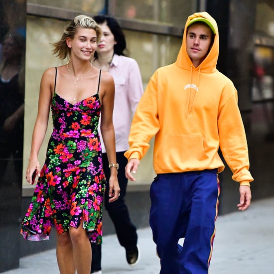 Hailey Baldwin Floral Dress With Justin Bieber August 2018