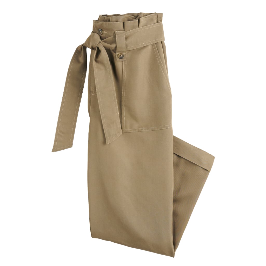 floral paperbag pants