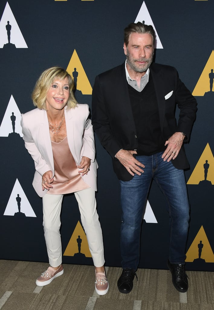 John Travolta Olivia Newton John at Grease Event August 2018