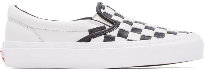 Vans Black & White 50th OG Classic LX Slip-On Sneakers ($140)