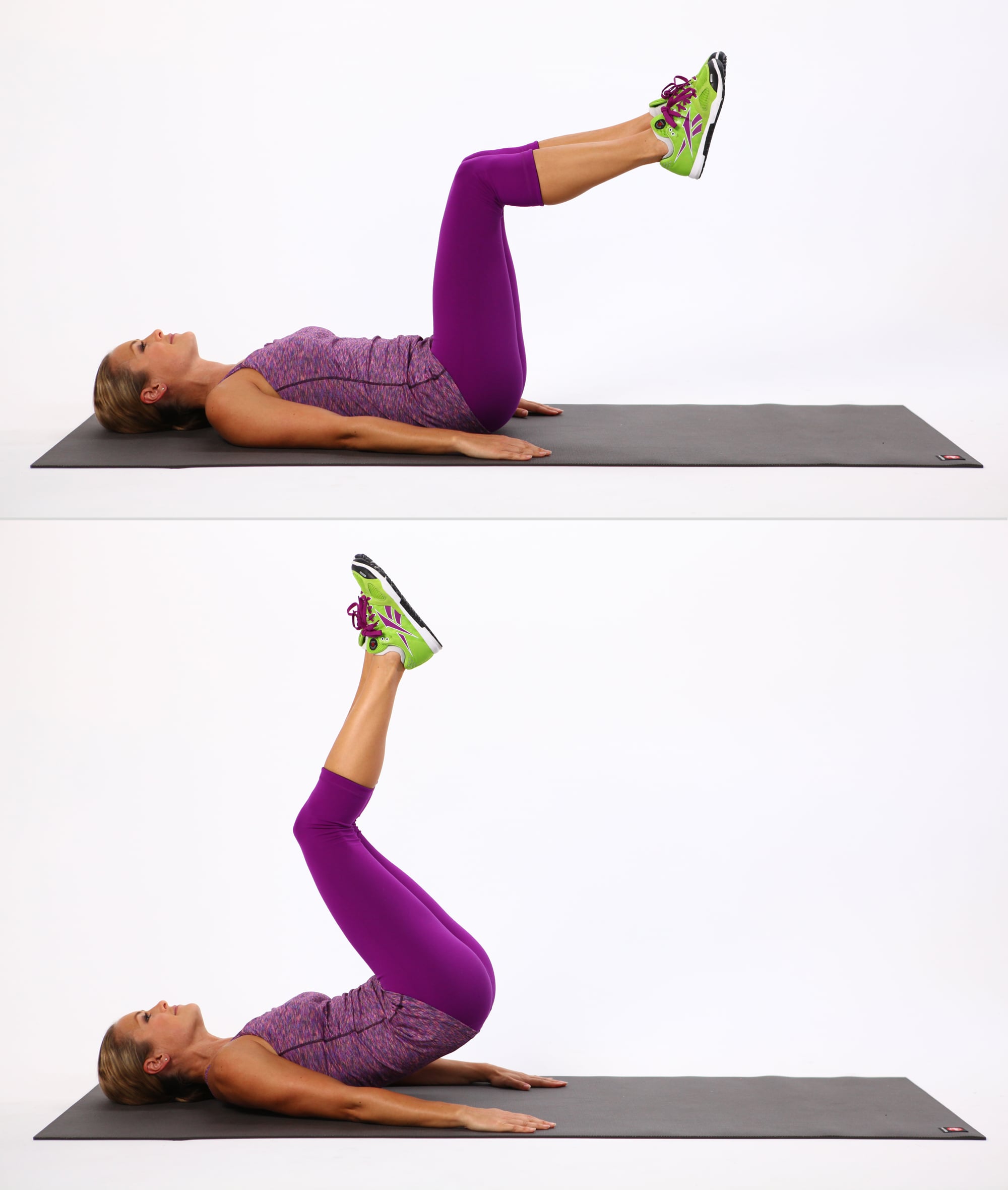 Reverse Crunch | Transform Your Abs With This 2-Week Crunch Challenge — It  Takes Just a Few Minutes a Day! | POPSUGAR Fitness Photo 4