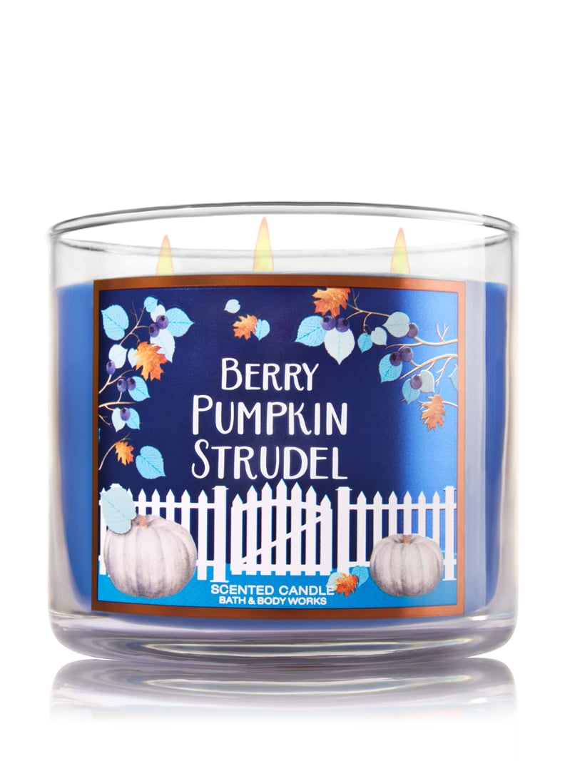Bath & Body Works Scented 3-Wick Candle in Berry Pumpkin Strudel