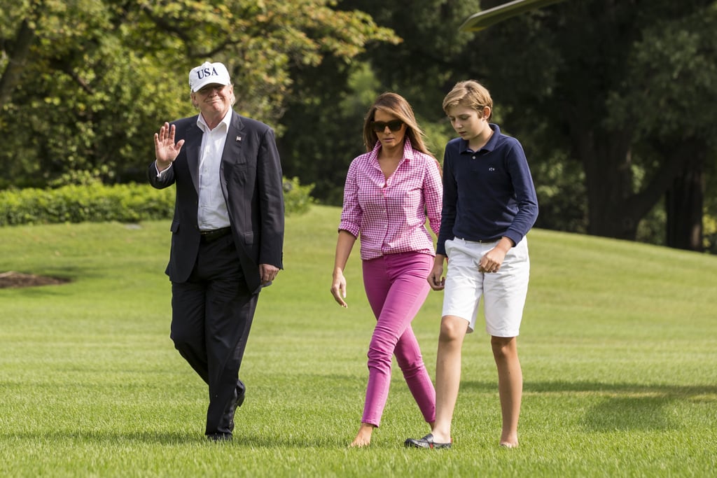 Melania Trump Pink Outfit August 2017