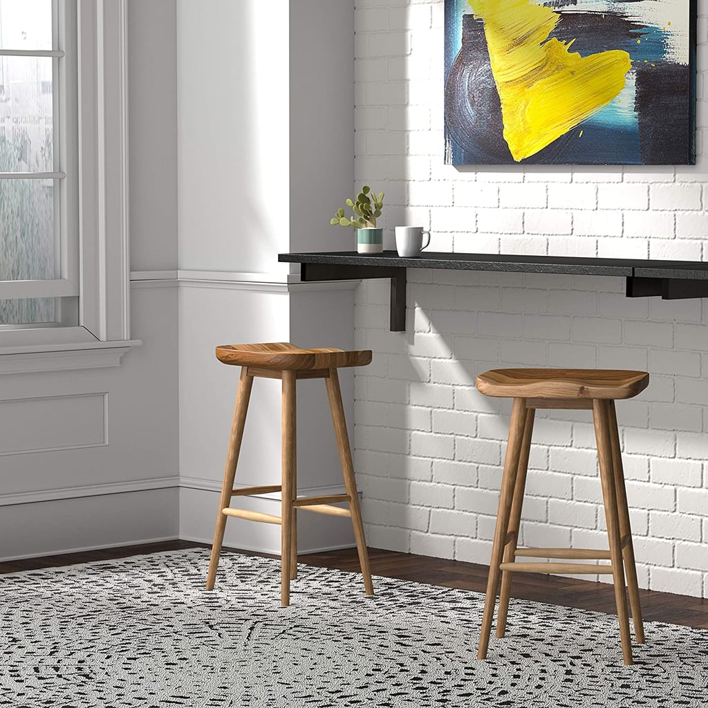 Amazon Brand Rivet Modern Wood Kitchen Counter Barstool