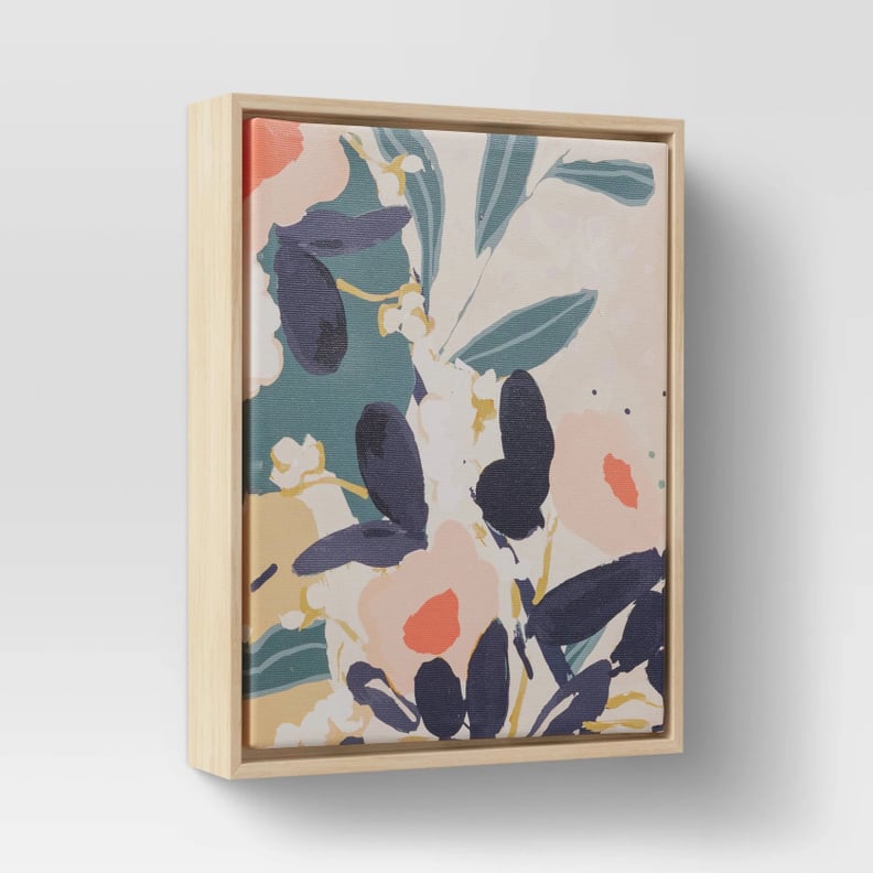 Floral Framed Wall Canvas