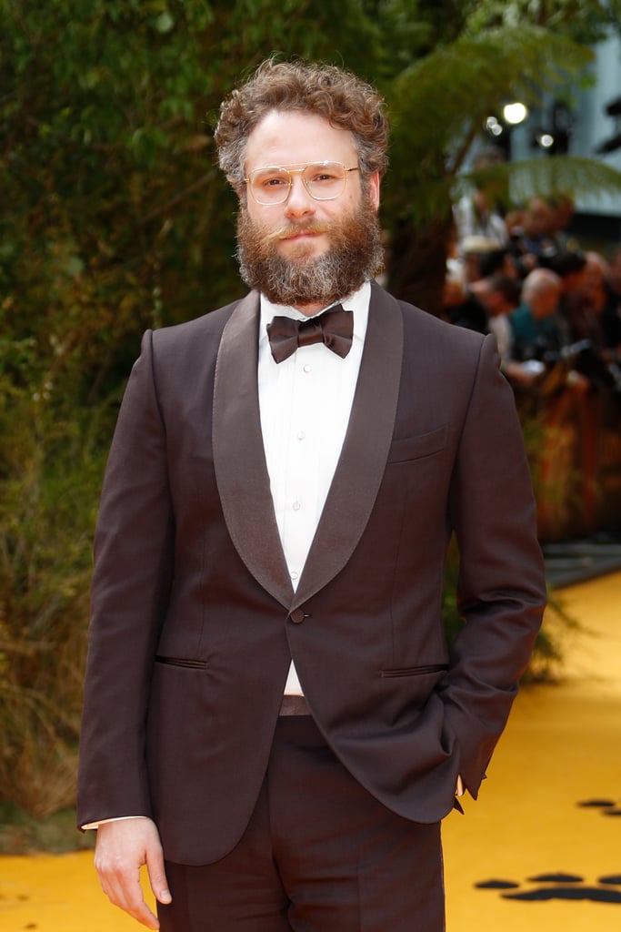 Pictured: Seth Rogen at The Lion King premiere in London.