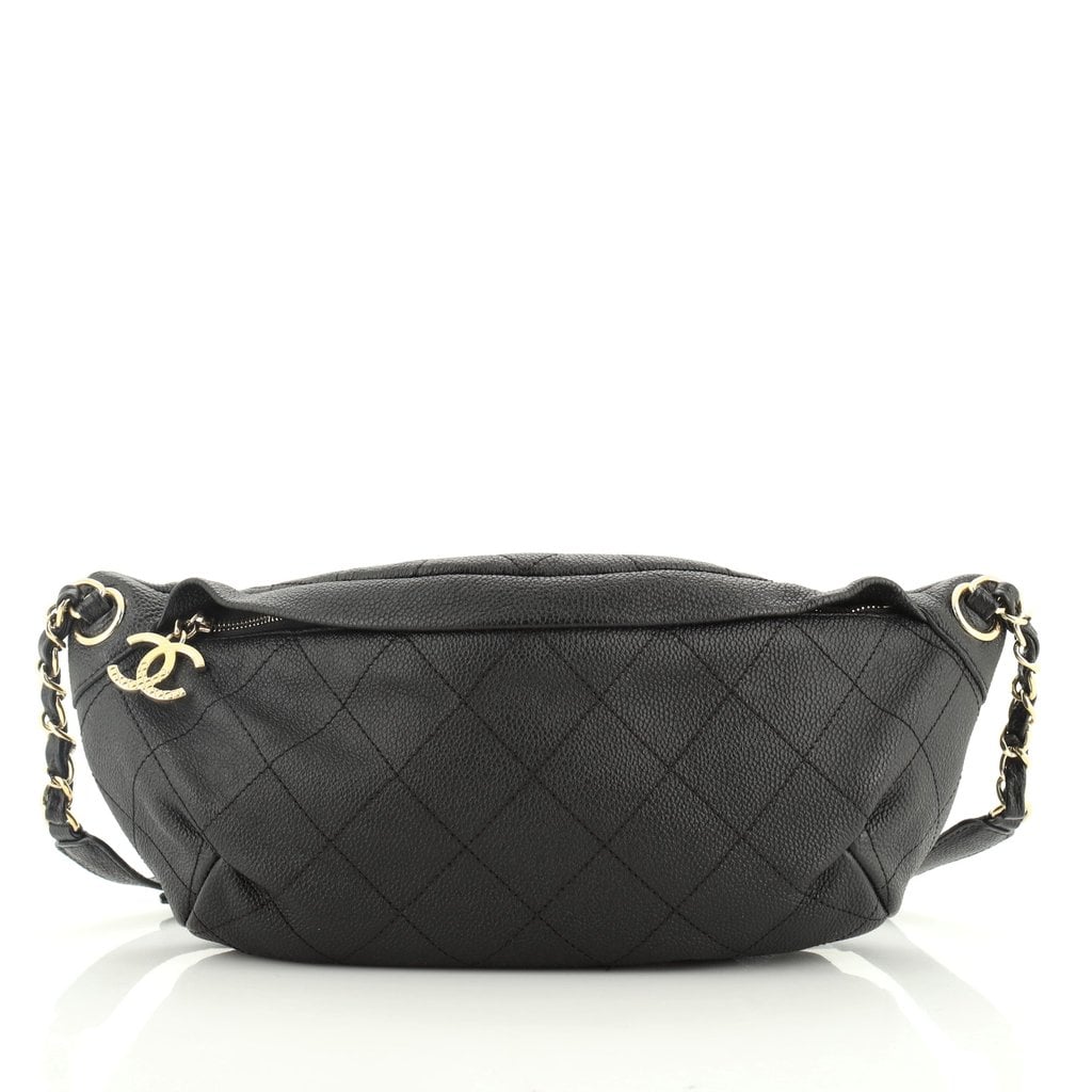 Chanel Zip and Carry Quilted Waist Bag