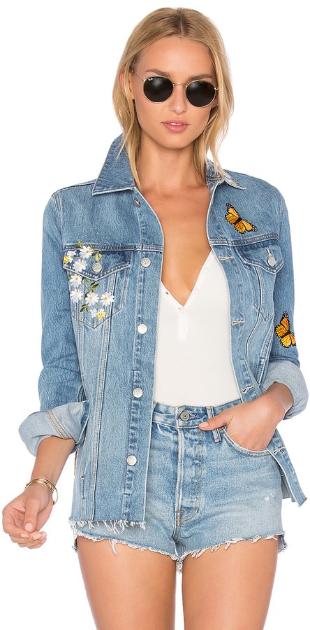 Lovers + Friends created the quintessential springtime jean jacket ($218), thanks to floral and butterfly motifs.