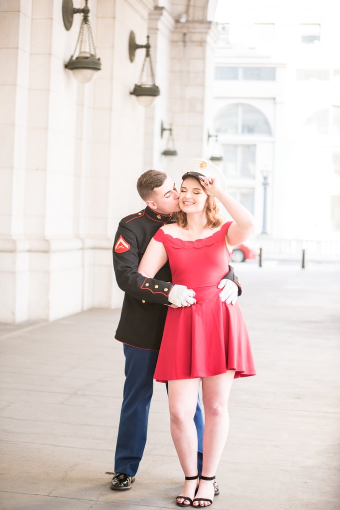 Military Couple Engagement Session in Washington DC