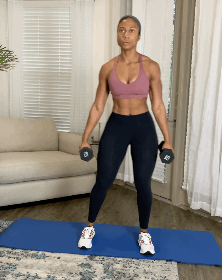 Circuit 1, Exercise 2: Curtsy Lunge