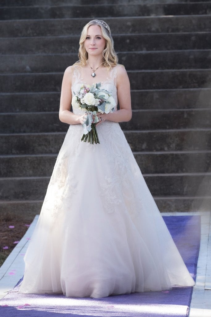 Carolines Wedding Dress In The Vampire Diaries Popsugar Fashion