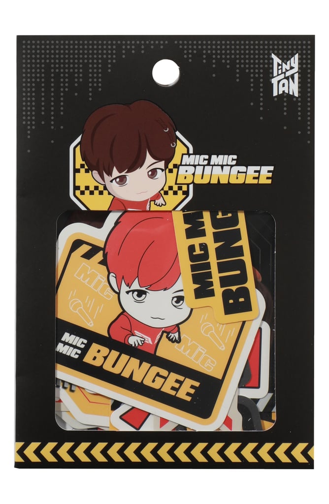 BTS "Mic Mic Bungee" Tiny Tan Stickers
