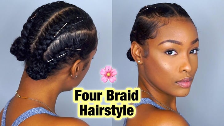 Simple Four Braids | Cool Braids For Girls | POPSUGAR ... For low maintenance minus texture, braids are.