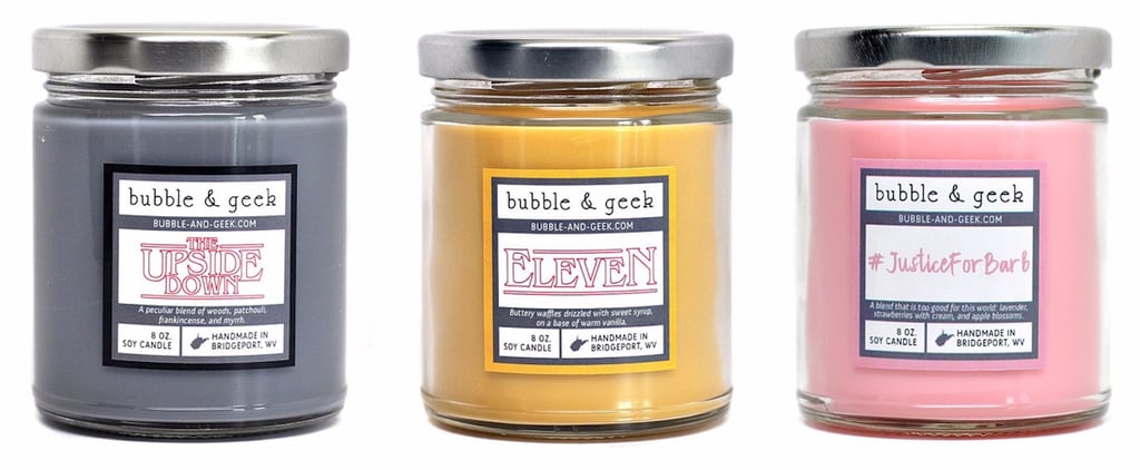 Strangers Things Candles From Bubble and Geek