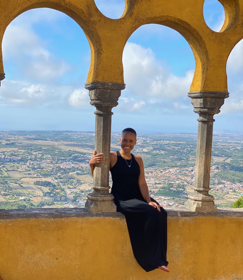 Shar Wynter touring Sintra, Portugal