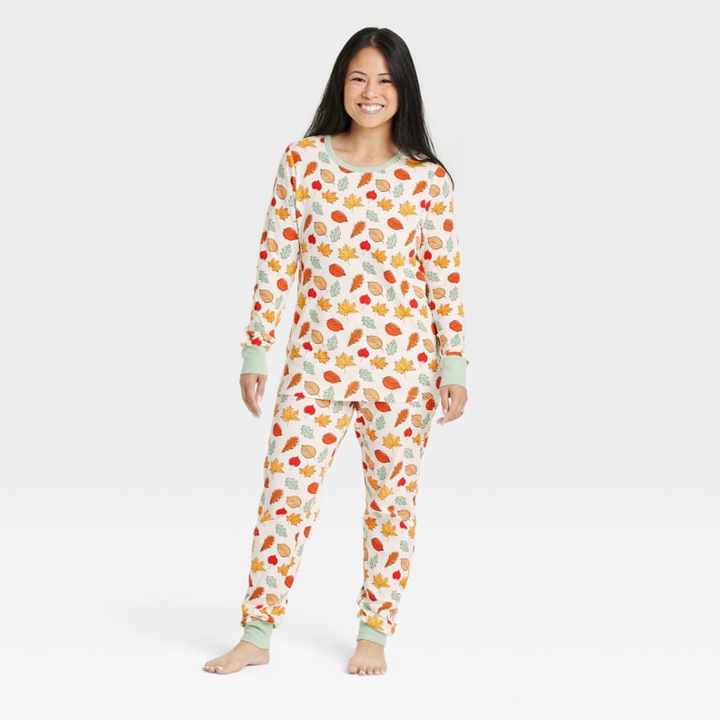 Fall Foliage: Hyde & EEK! Boutique Women's Fall Leaf Print Matching Family Pajama Set