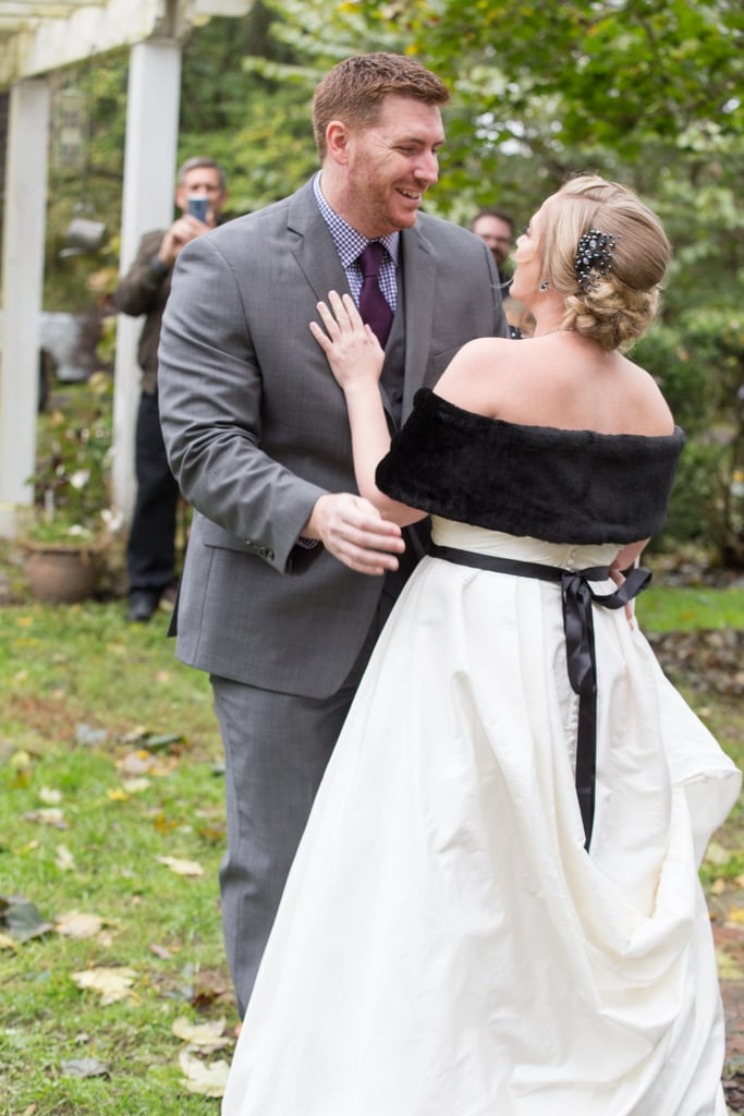 This Backyard Wedding Had Charming Rustic Halloween Decor