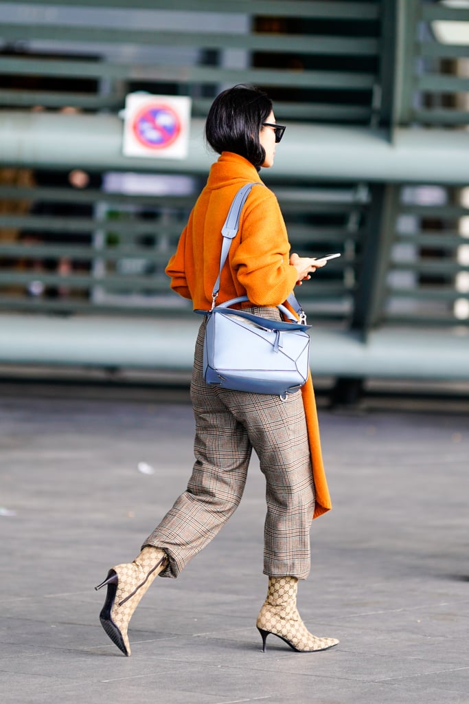 Wear your favorite designer logo proudly on your shoes, and tuck in your pants to bring extra attention to the monogram.