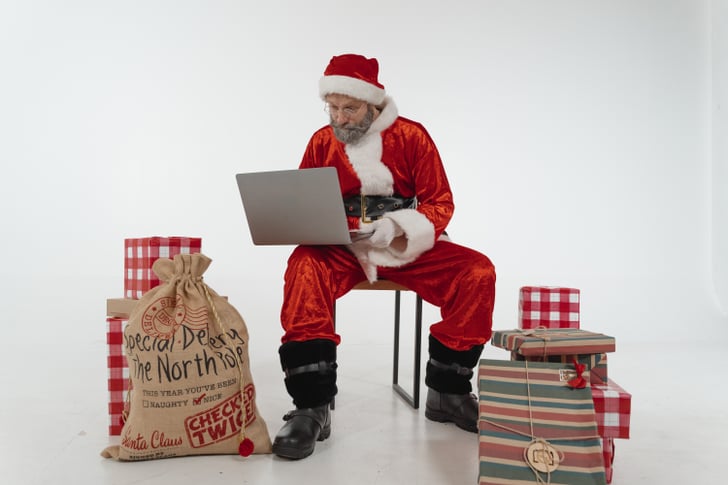 Working Santa Zoom Background | Download Funny Christmas Zoom