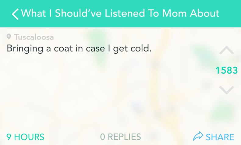 You can't catch a cold if you always have a coat.
