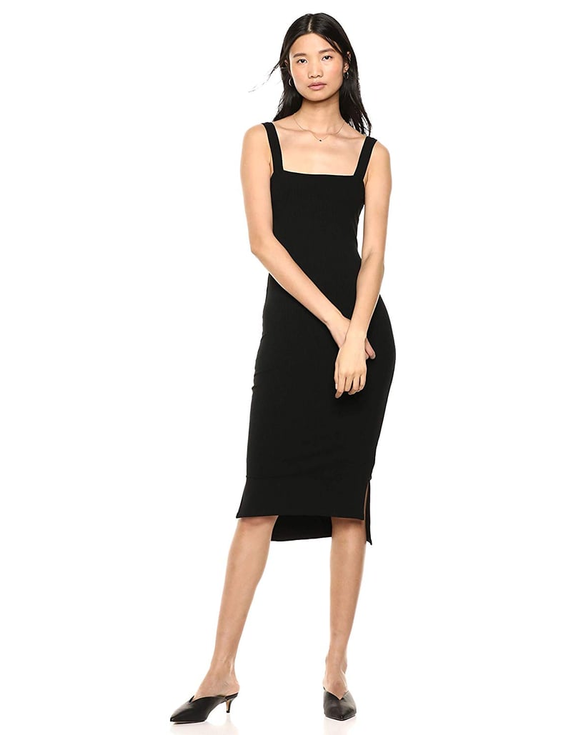 The Drop Women's Amelia Square Neck Strappy Body Con Midi Tank Dress