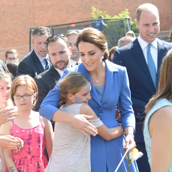 Kate Middleton Hugging Kids in Germany July 2017