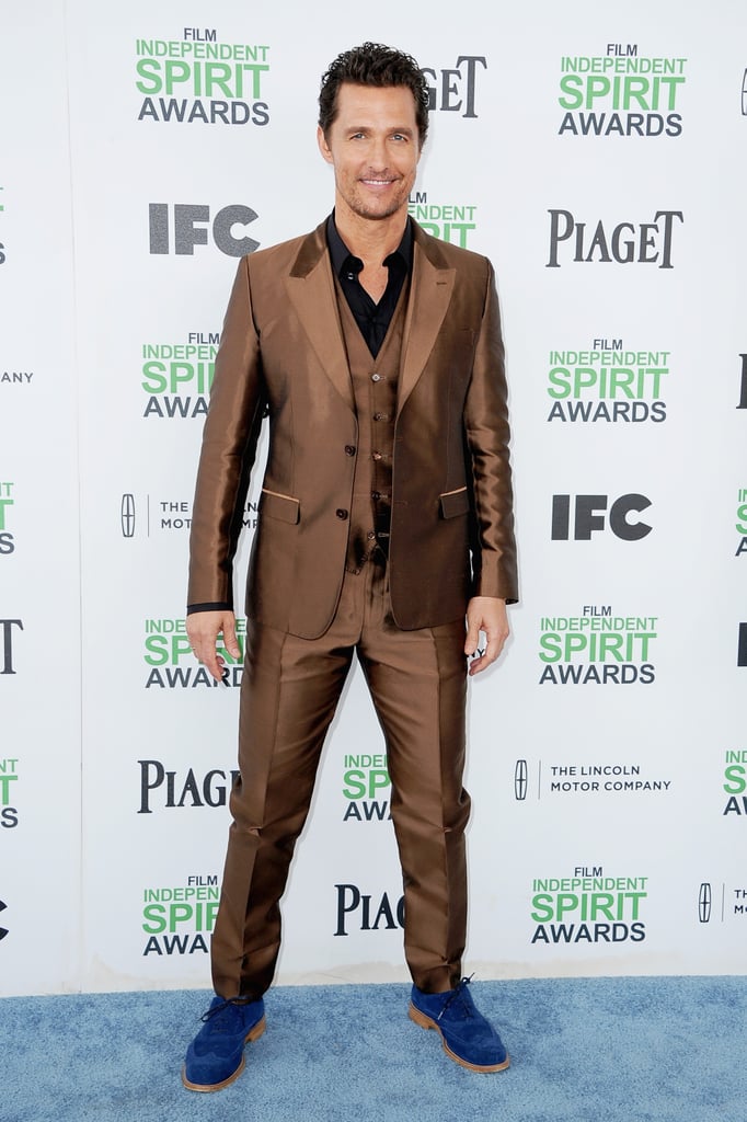 Matthew McConaughey at the Spirit Awards 2014