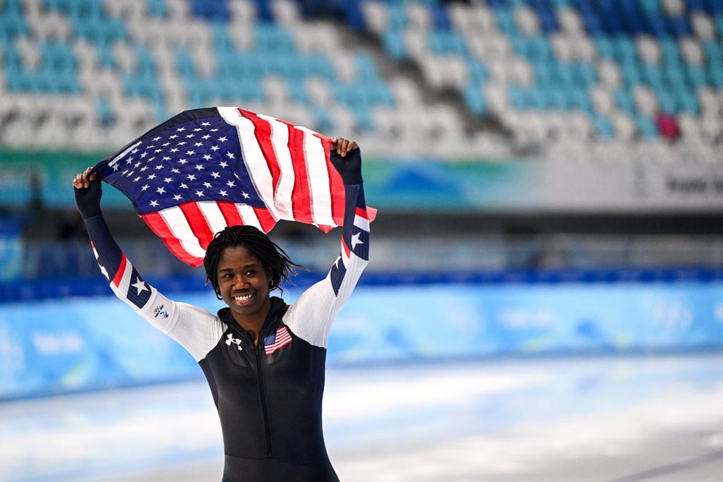 Erin Jackson Wins 500-Meter Speed Skating Gold in Beijing