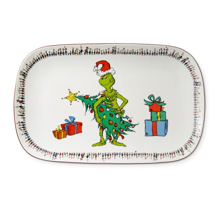 Grinch Platter Grinch Sleigh