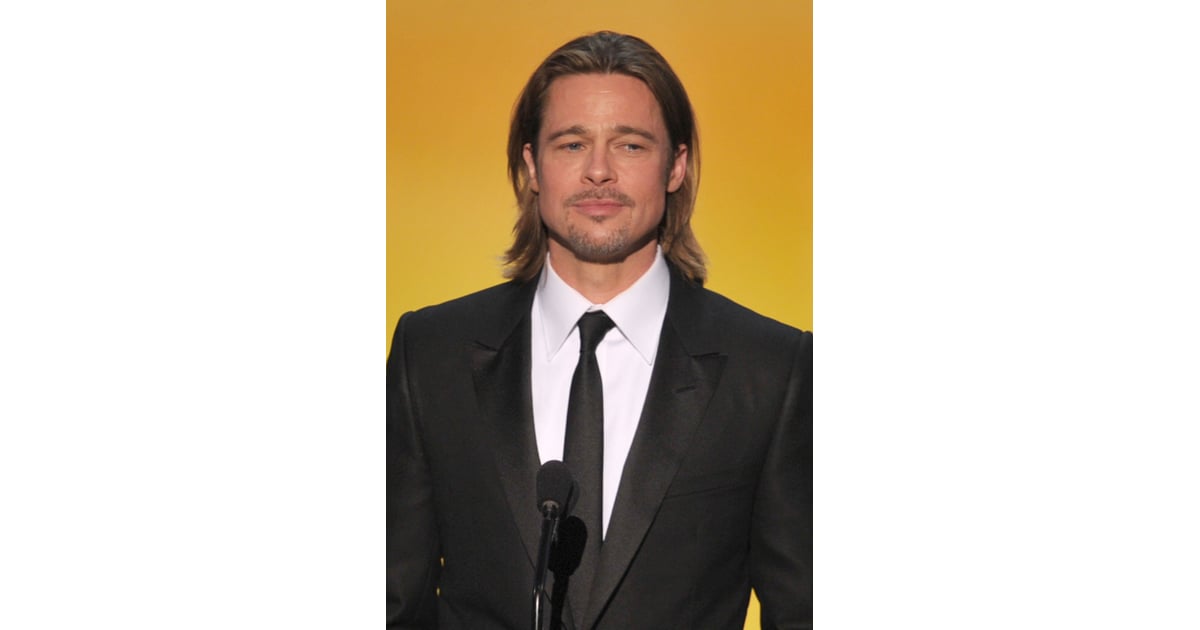 January 2012 The A List Lob Brad Pitt Best Hair Moments POPSUGAR 