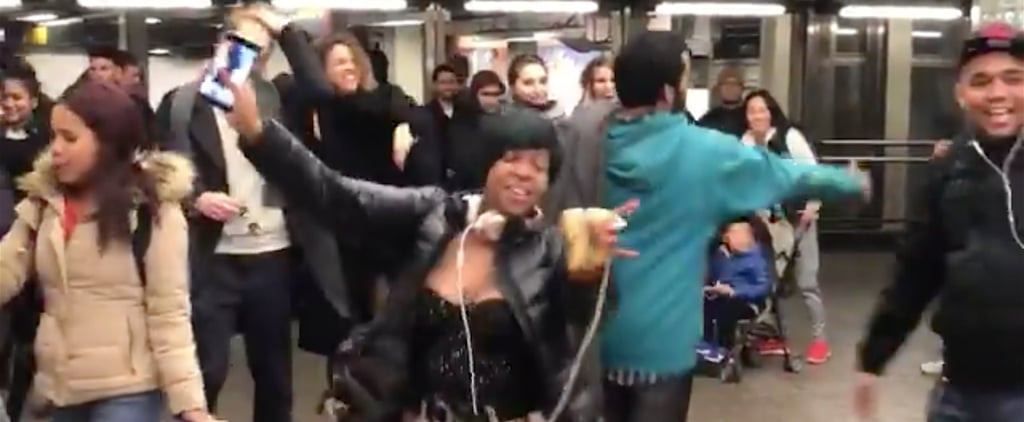 Subway Commuters Dancing to "Bodak Yellow"