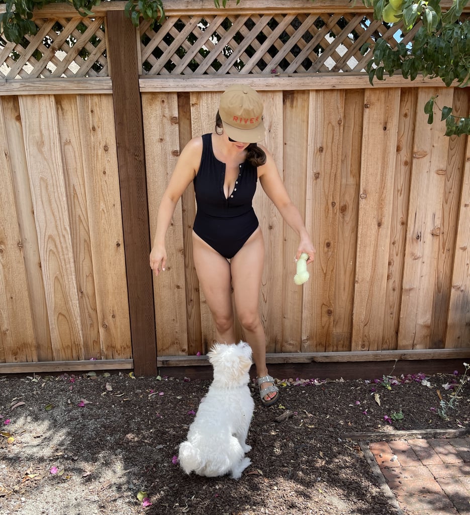 Andie Malibu Ribbed One-Piece Swimsuit ($128)
If you're looking for a bathing suit that can be buttoned up for lap swimming or unbuttoned for a cruise, this ribbed one-piece is a favorite among Nordstrom customers and our former shopping editor. She gives it high marks for comfort, versatility, and style. 
Editor Quote: "Sporty but flattering, this has quickly become my go-to swimsuit. The full back coverage means I can easily re-apply my own sunscreen  and the compression holds me in without feeling constrictive. It also doubles as a bodysuit, so I can throw on a skirt or linen pants and head from the pool to dinner — a beach vacation dream." — Angela Elias, former contributing shopping editor