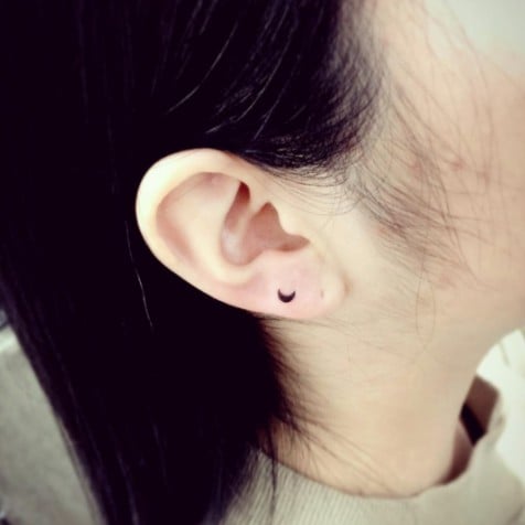 Earring Tattoos Ideas