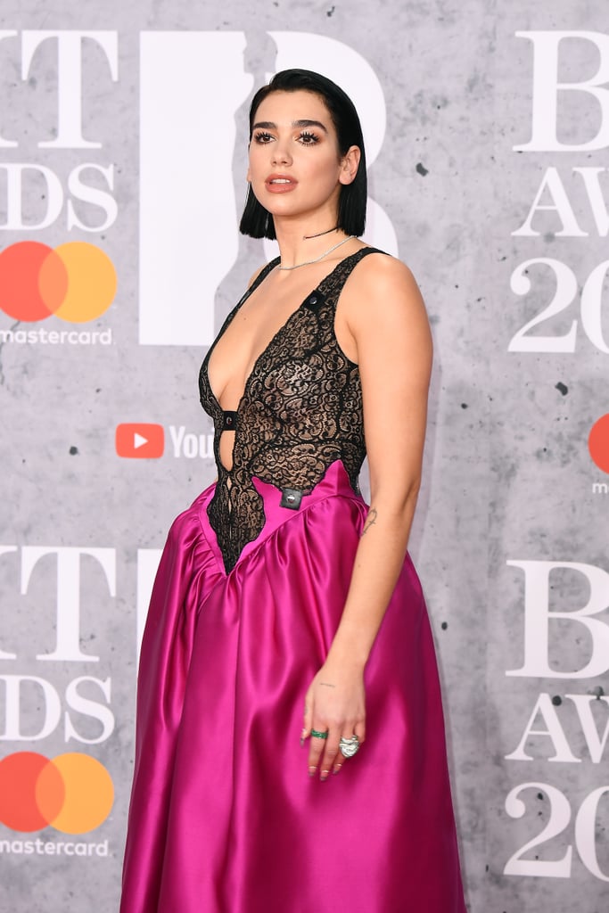 Dua Lipa's Christopher Kane Dress at the 2019 Brit Awards