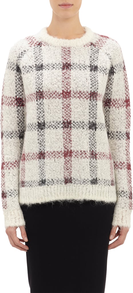 Theory Plaid Sweater