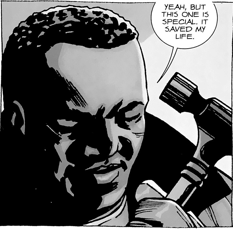 Tyreese has a much more tragic story in the comics.