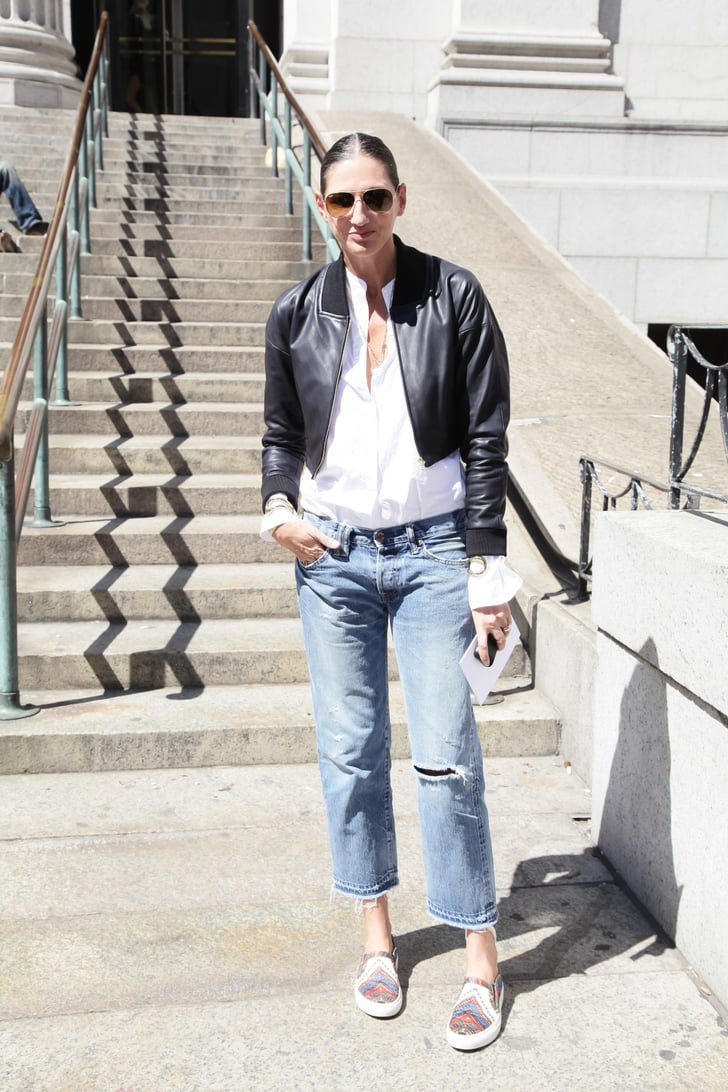 Casual Jenna mixed basics you likely have at home — relaxed boyfriend ...