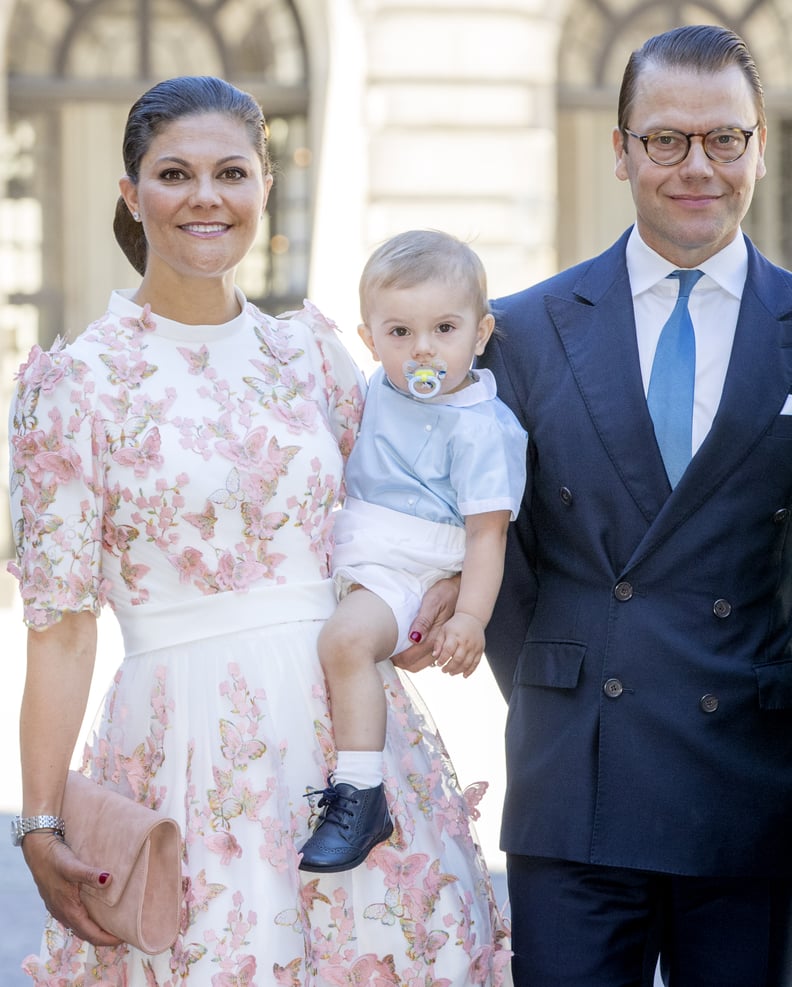 Princess Victoria of Sweden Wearing Butterfly Dress | POPSUGAR Fashion