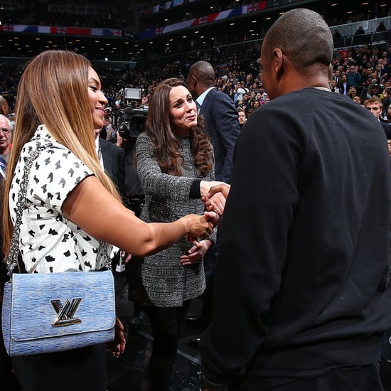Prince William and Kate Middleton at Brooklyn Nets Game