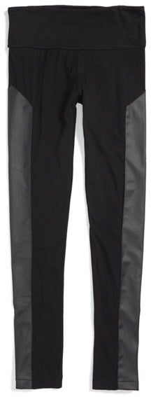 Tucker + Tate Faux Leather Trim Leggings ($28)
