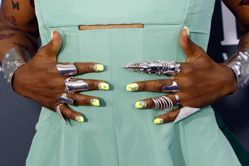 Billy Porter's Neon Manicure at the 2020 Critics' Choice Awards