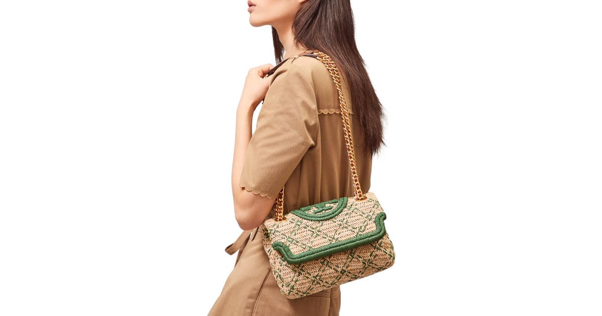 Tory Burch Small Fleming Straw Crossbody Bag The Nordstrom Half