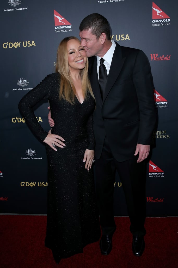 Mariah Carey and James Packer's First Appearance as Engaged