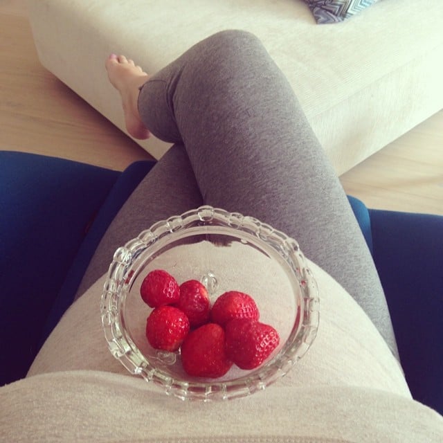 Strawberries What Can't a Pregnant Woman Put on Her Belly? POPSUGAR