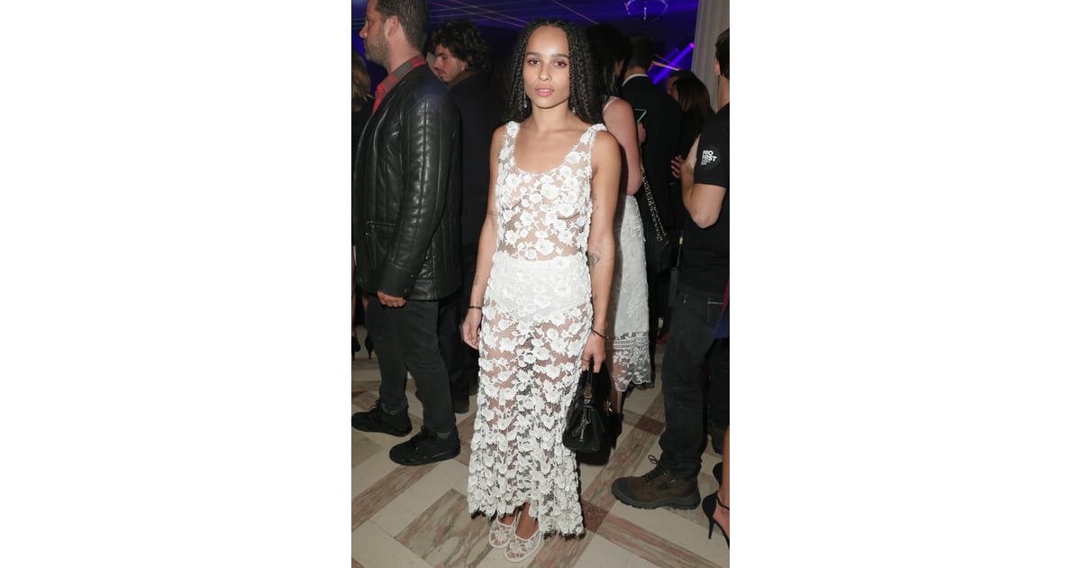 Zoë Kravitz | Vogue Anniversary Party At Paris Fashion Week | Popsugar ...