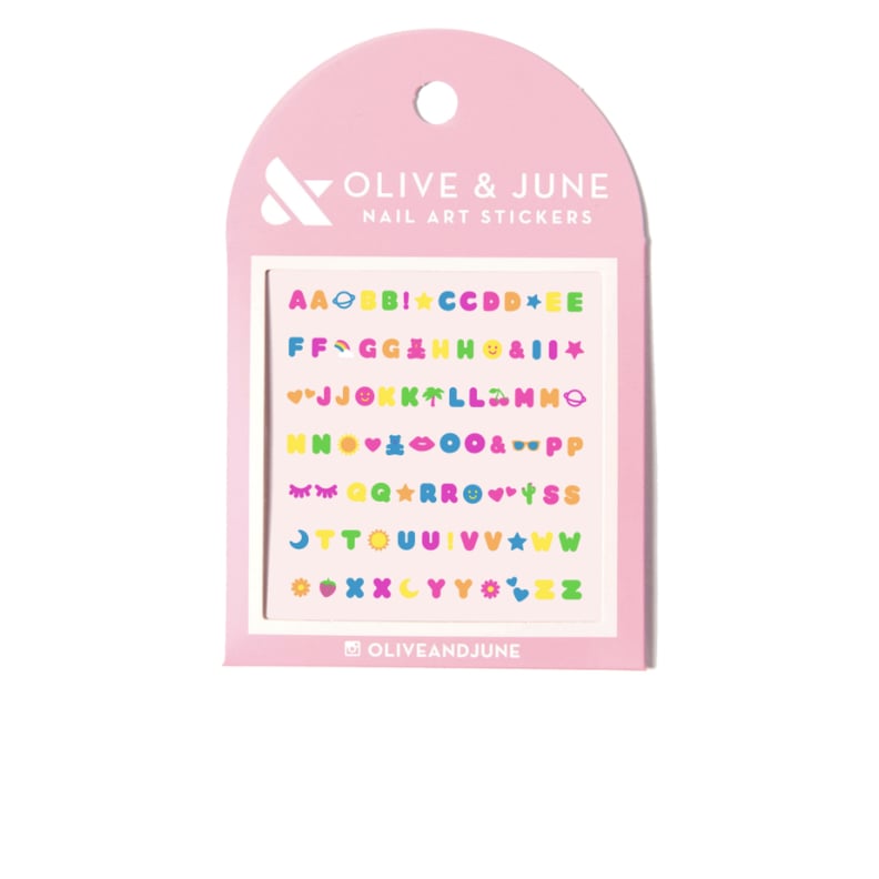 Alphabet Nail Art Stickers