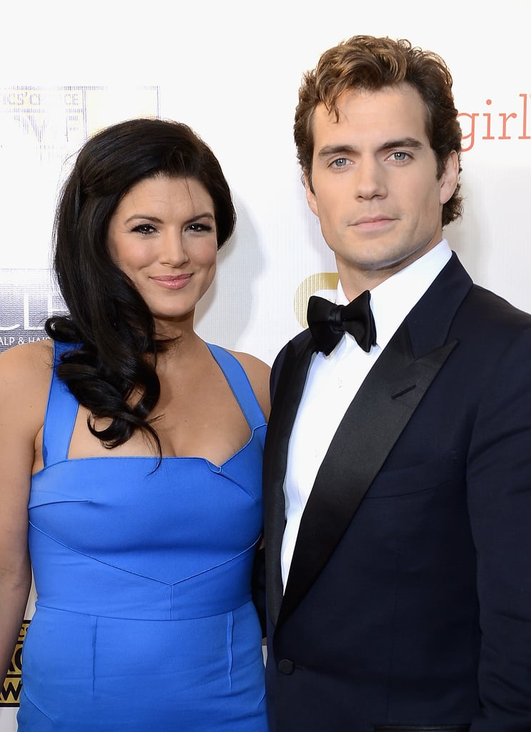 Henry Cavill and Gina Carano Celebrity Couples at the Critics