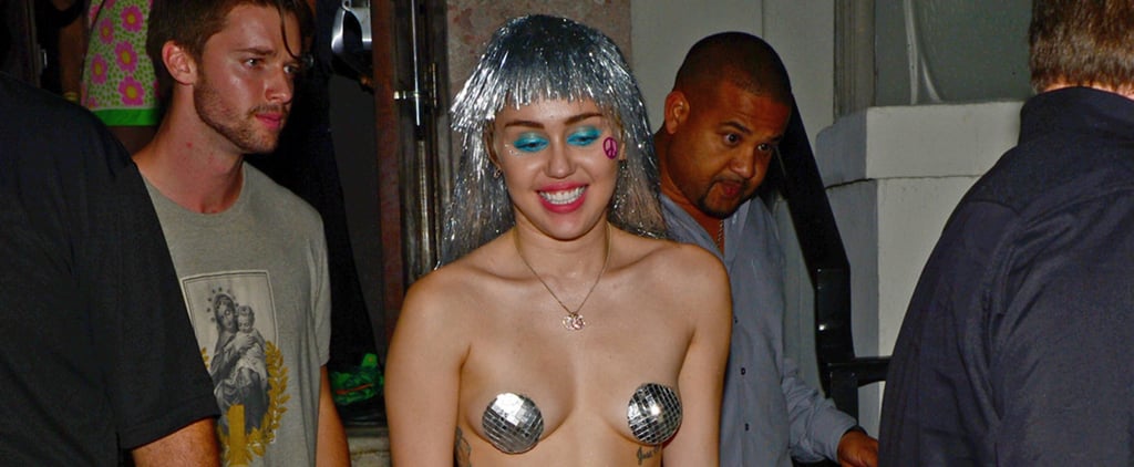 Miley Cyrus Wearing Pasties With Patrick Schwarzenegger