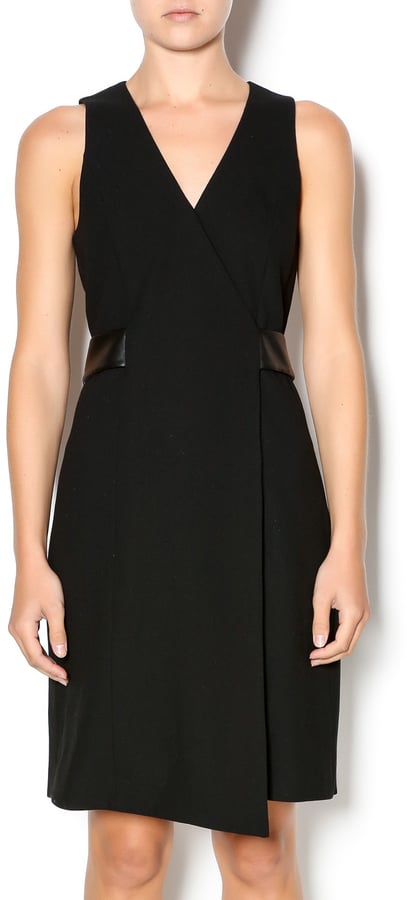 4 Collective Crepe Wrap Dress ($288) | MM.LaFleur Black Wrap Dress ...